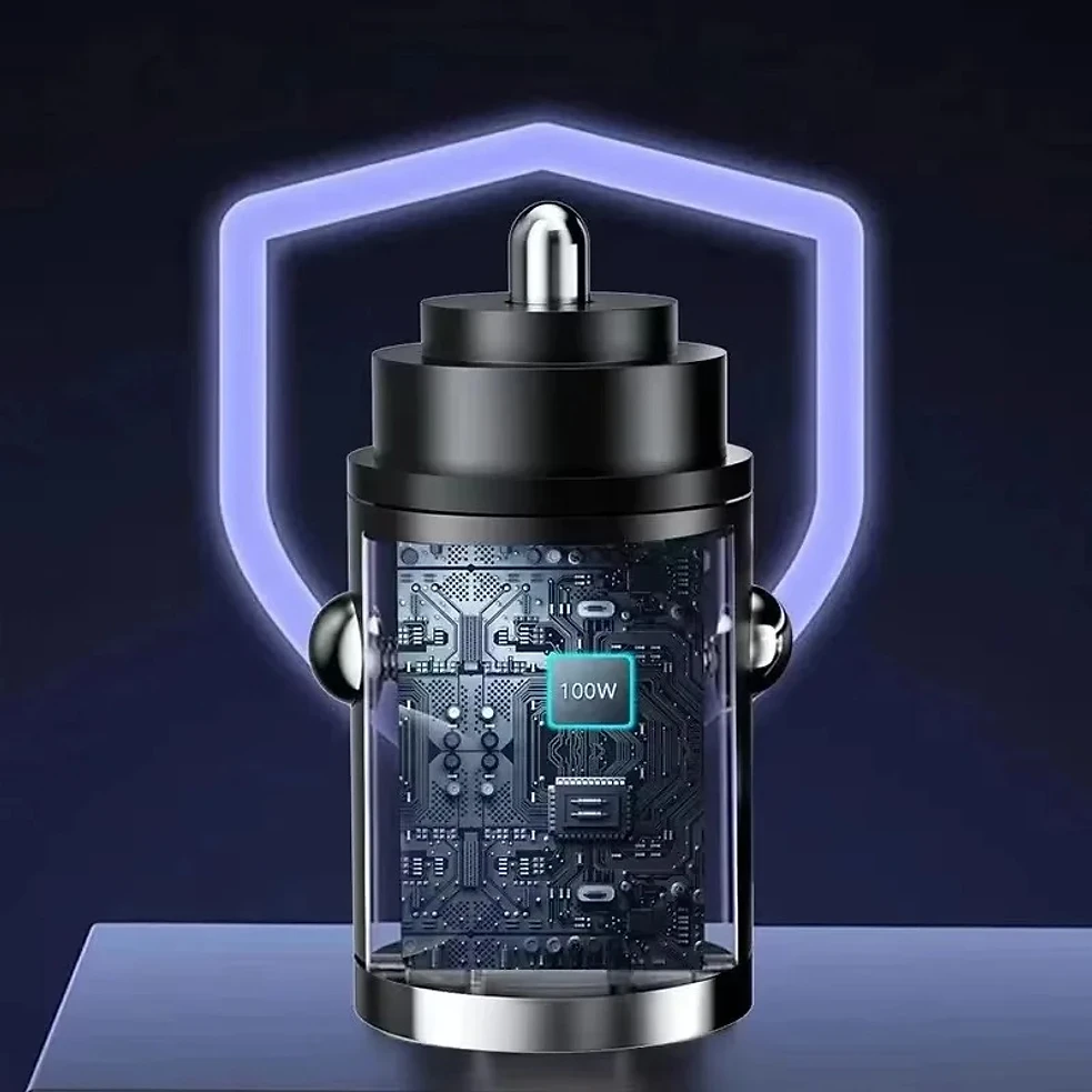 StealthCharge internal smart chip and protective circuitry